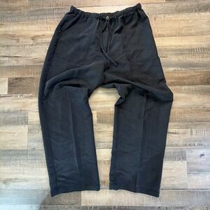 La Cabana Women's Pants Sz PL Black Elastic Draw String Waist